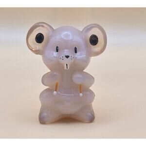 Boyd Glass 2006 Willie Mouse Hand Painted Signed Crown Tuscan
